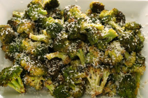 Roasted Broccoli with Extra Virgin Olive Oil